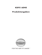 KitchenAid KDFX 6040 Bedienungsanleitung