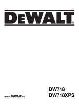DeWalt DW718XPS Bedienungsanleitung