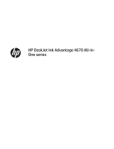 HP DeskJet Ink Advantage 4670 series Benutzerhandbuch