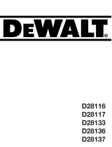 DeWalt D28137 Bedienungsanleitung