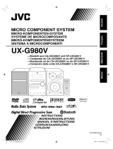 JVC UX-G980 Bedienungsanleitung