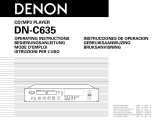 Denon DN-C635 Bedienungsanleitung