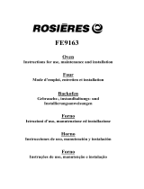 ROSIERES FE9163 Bedienungsanleitung