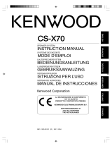 Kenwood CS-X70 Bedienungsanleitung