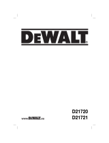 DeWalt D21721 T 4 Bedienungsanleitung