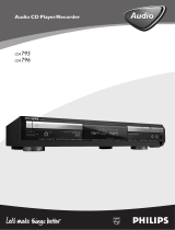 Philips CDR796-00S Benutzerhandbuch