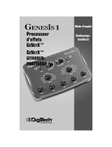 DigiTech GENESIS1 Bedienungsanleitung