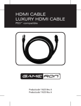AWG LUXURY HDMI CABLE FOR PS3 Bedienungsanleitung