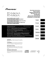 Pioneer PD-M426A Bedienungsanleitung
