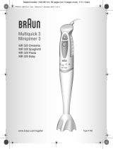 Braun MR 320 Multiquick 3 Bedienungsanleitung