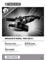 Parkside PWS 230 A1 ANGLE GRINDER Bedienungsanleitung