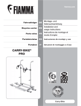 Fiamma Carry-Bike UL Installation And Usage Instructions