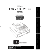 Olivetti ECR 7700 Plus Benutzerhandbuch