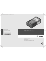 Bosch DLE 40 Professional Original Instructions Manual