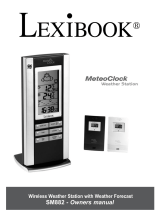 Lexibook MeteoClock SM882 Bedienungsanleitung