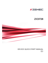 ZENEC Z-E3726 Schnellstartanleitung