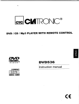 Clatronic DVD 536 Bedienungsanleitung