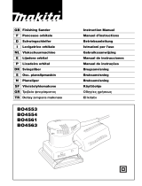Makita Faust-Schwingschleifer BO 4553 Benutzerhandbuch