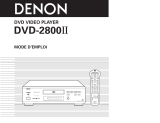 Denon DVD-2800MKII Bedienungsanleitung