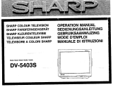 Sharp DV5403S Bedienungsanleitung