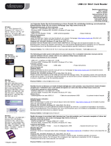 Vivanco USB 2.0 56IN1 CARD READER Bedienungsanleitung