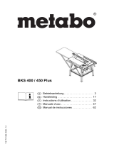 Metabo BKS 400 Plus 3,10 WNB Bedienungsanleitung