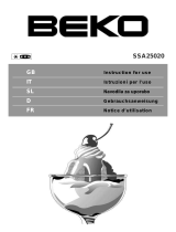 Beko SSA25020 Bedienungsanleitung