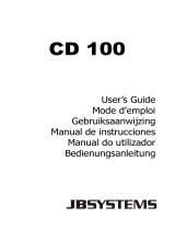JB systems CD 100 Bedienungsanleitung