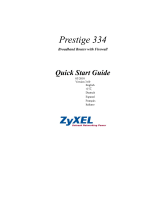 ZyXEL P-334 Benutzerhandbuch