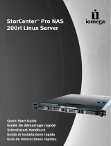 Iomega 34208 - Storcenter Pro 200RL Nas 3TB 4X750GB Sata II Raid 0/0+1/5 Gbe Bedienungsanleitung