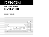 Denon DVD-2800 Bedienungsanleitung