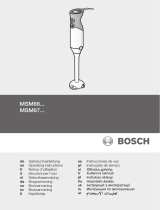 Bosch MSM66150 Bedienungsanleitung