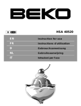 Beko HSA40520 Bedienungsanleitung