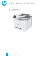 HP Color LaserJet Pro M282-M285 Multifunction Printer series Benutzerhandbuch