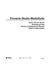 Avid Pinnacle Studio MediaSuite Bedienungsanleitung