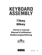 Korg KEYBOARD ASSEMBLY 88KEY Benutzerhandbuch