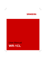 Sangean WR-1CL Bedienungsanleitung