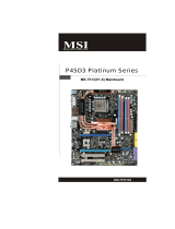 MSI P45D3 Bedienungsanleitung