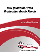 MyBinding GBC Quantum P70iX Benutzerhandbuch
