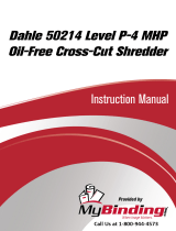 MyBinding Dahle 50214 Level P-4 MHP Oil-Free Cross-Cut Shredder Benutzerhandbuch