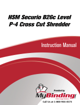 MyBinding HSM Securio B26C Level 3 Cross Cut Benutzerhandbuch