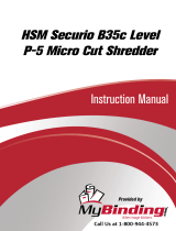 MyBinding HSM Securio B35C Level 4 Micro Cut Benutzerhandbuch