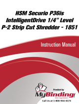 MyBinding HSM Securio P36s Strip-cut Benutzerhandbuch