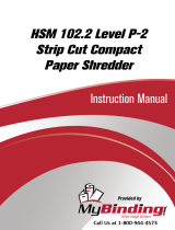 MyBinding HSM 102.2 Level 2 Strip Cut Benutzerhandbuch