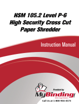MyBinding HSM 105.2 Level 5 High Security Cross Cut Benutzerhandbuch