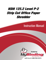MyBinding HSM 125.2 Level 2 Strip Cut Benutzerhandbuch