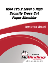 MyBinding HSM 125.2 Level 5 High Security Cross Cut Benutzerhandbuch