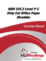 MyBinding HSM 225.2 Level 2 Strip Cut Benutzerhandbuch