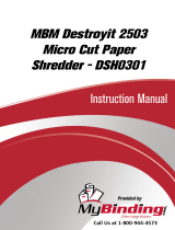 MyBinding MBM Ideal 2501 2503 Benutzerhandbuch