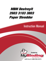 MyBinding MBM Ideal 2603 3103 3803 Benutzerhandbuch